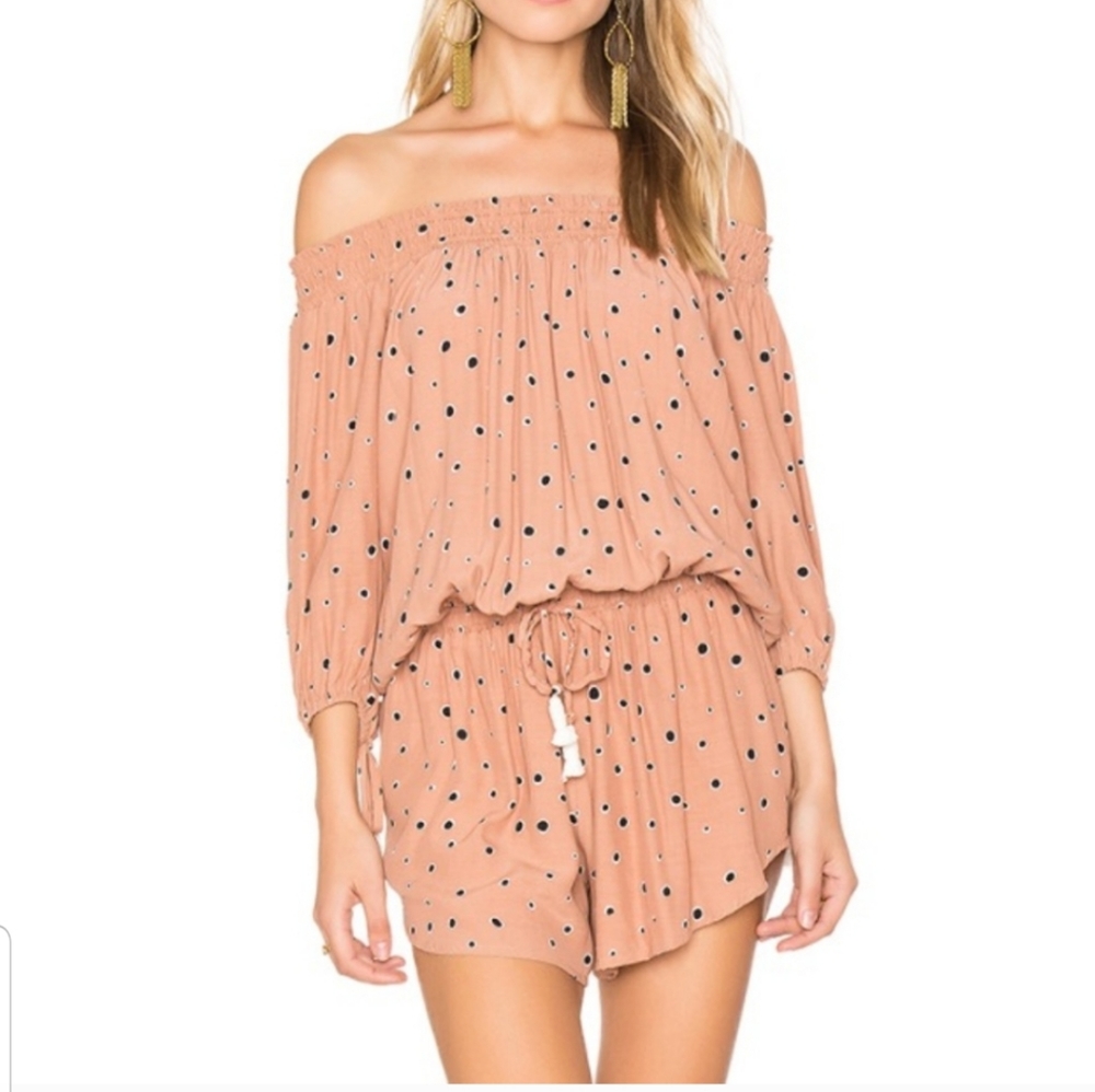 Faithful the Brand Cosmo Playsuit Romper  Desert pPrints size 4